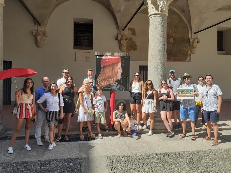 Tour en Milán en la Rochetta del castillo